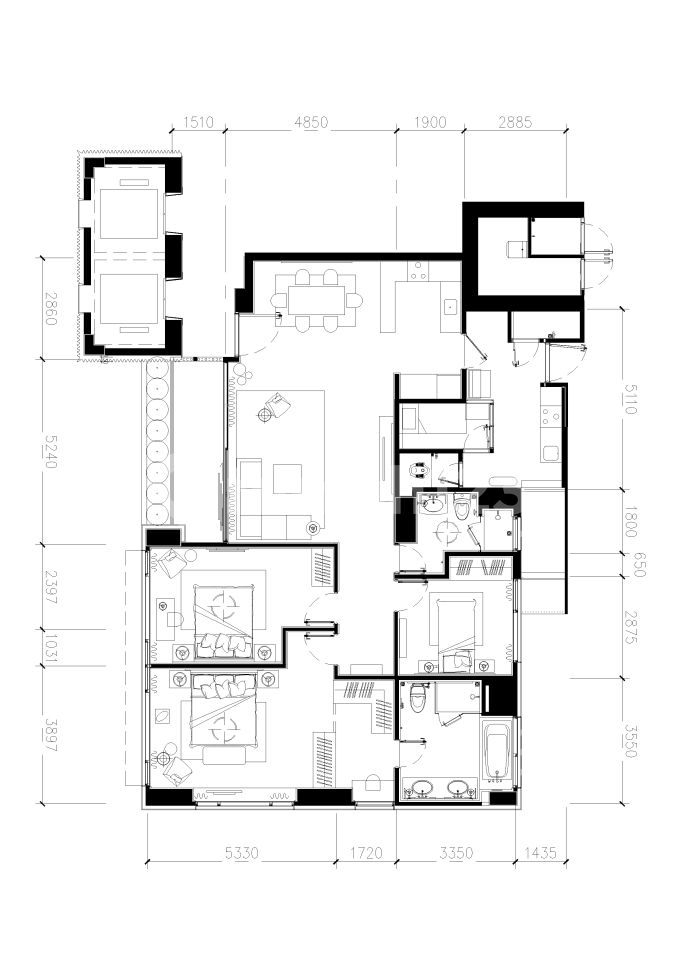 3 BR