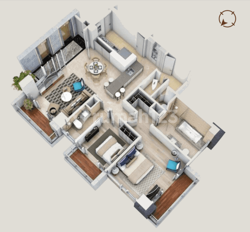Tipe Signature 2-Bedroom