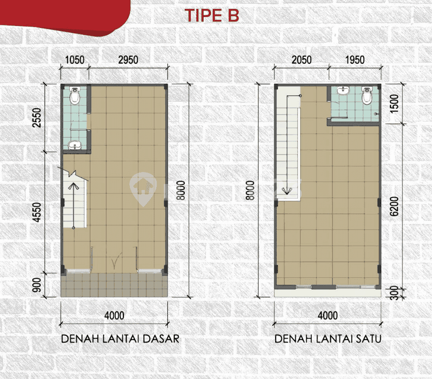 Tipe B & C - 4x8