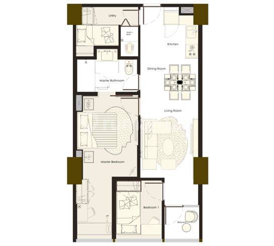 2 Bedroom Suites