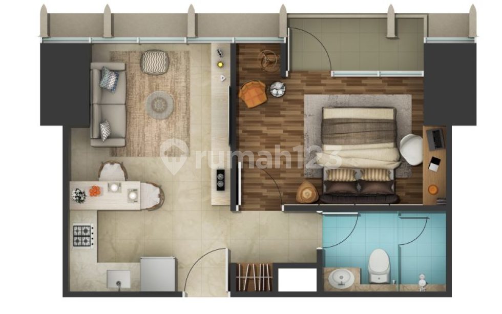 1 BR