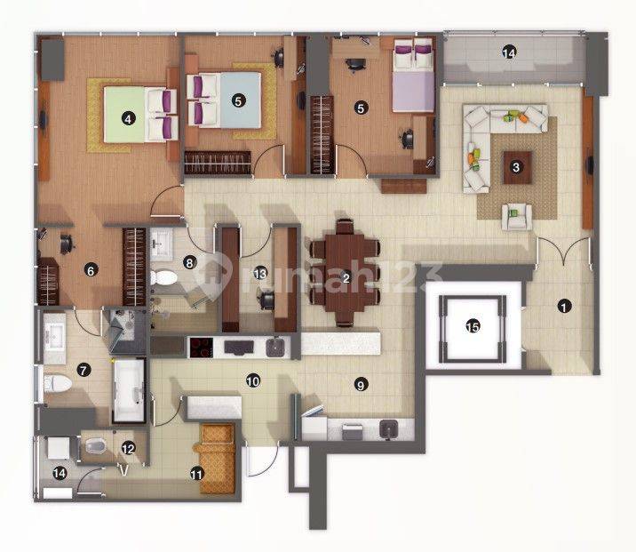 RC1a (3BR+1 Study)