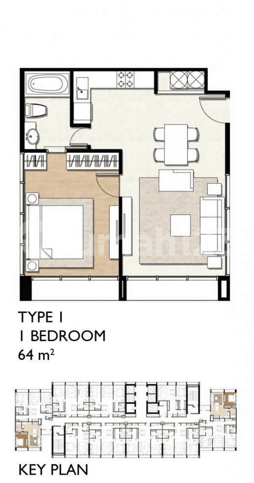 1 Bedrooms A