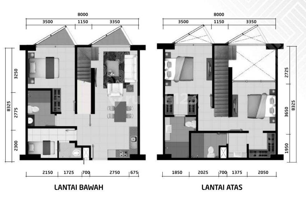 Tipe 3BR Loft