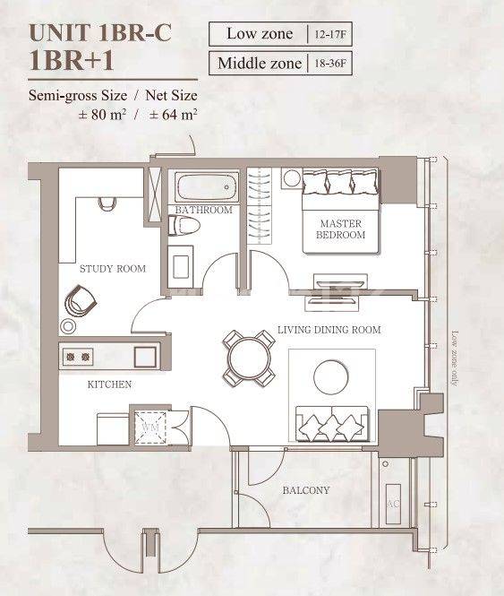 1BR-C