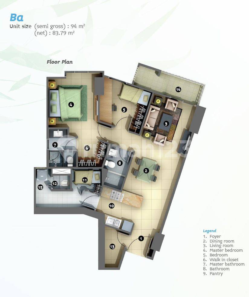 Tipe 2+1 BR 