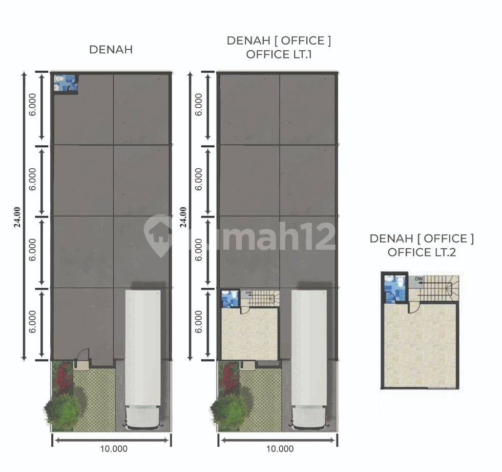 Tipe 10 Warehouse + Office