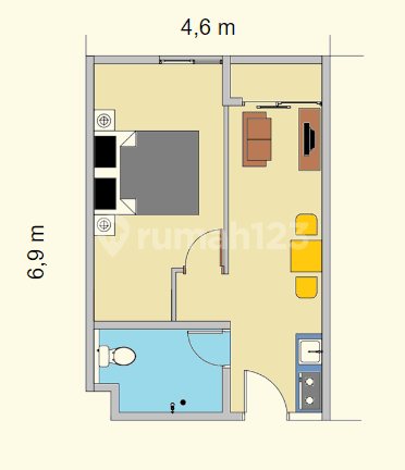 1 BR (27 A)