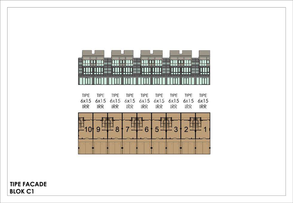 Blok C1 (Tipe 6x15 IRR)